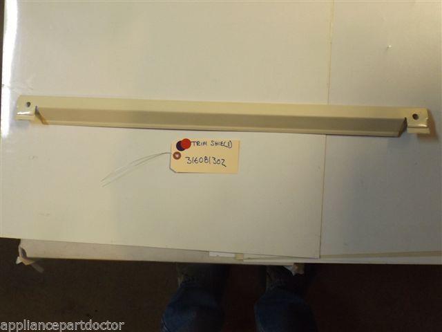 KENMORE STOVE 316081302 OVEN TRIM SHIELD USED PART KENMORE STOVE 316081302 OVEN TRIM SHIELD USED PART